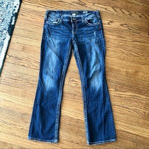 Silver Aiko Angel Wing Jeans
